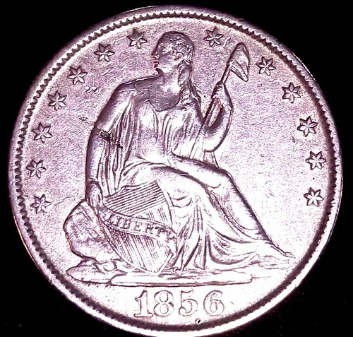 1856-O 自由の女神像 銀貨 ハーフドル 50セント 93,500円