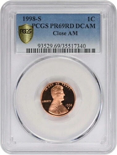 1998-S リンカーン・セント・クローズ AM PR69RD DCAM PCGS｜WORLD RESOURCE【QUEEN店】