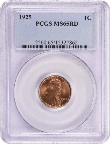 1925年リンカーンセント MS65RD PCGS｜WORLD RESOURCE【QUEEN店】