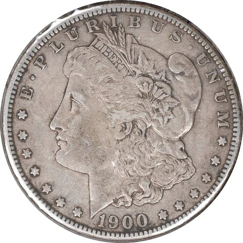 1900-O/CC モルガン銀貨 チョイス EF 未認定 #841