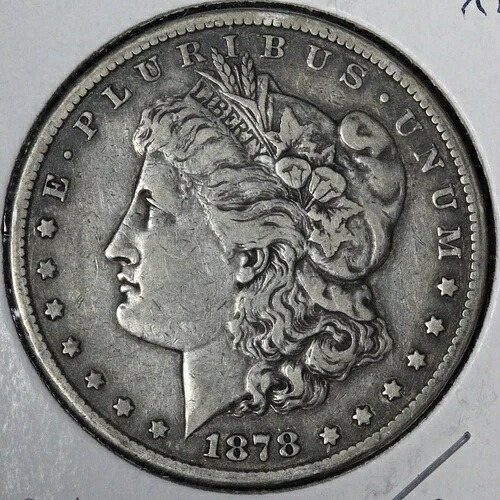 1878-CC モルガン銀貨 XF E360 JICHY