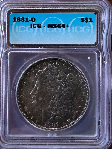 1881-O モルガン銀貨 - ICG MS64+｜WORLD RESOURCE【QUEEN店】