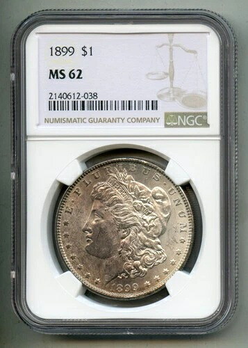 1899年 モルガン銀貨 NGC MS 62｜WORLD RESOURCE【QUEEN店】