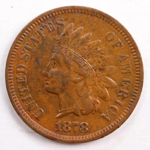 1878年インディアンヘッドセント、Abt未流通コイン、ストア番号CT0612｜WORLD RESOURCE【QUEEN店】