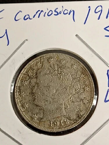 1912-S リバティ V ニッケル セミキー!!!! #1 キャロッション フル リバティ