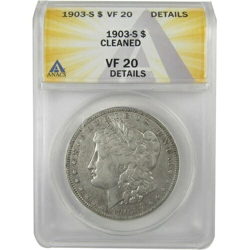 1903年 S モルガン・ダラー VF 20 詳細 ANACS シルバー 1ドルコイン SKU:I21706