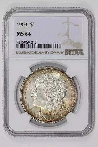 1903 モーガンドル NGC MS64-