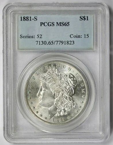 1881-S モルガン・ダラー $1 MS 65 PCGS