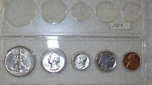 1934年 ミントセット 未流通 フィラデルフィアミント