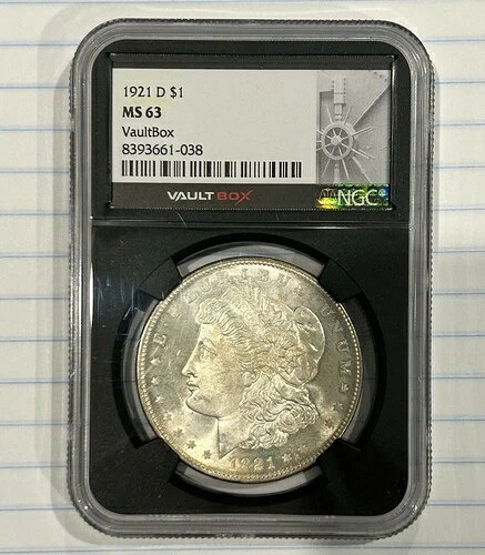1921年 D モルガン・ダラー NGC MS63 (038) 58,080円