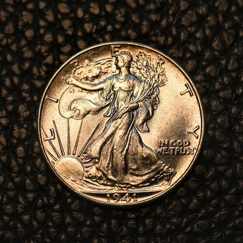 (ITM-6494) 1941-P ウォーキング リバティ ハーフ ~ 未使用 BU ~ 同梱発送!