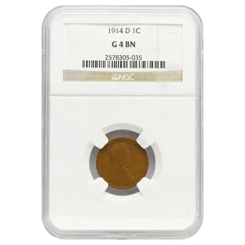 1914-D ウィートセント G4 ブラウン NGC