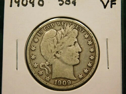 1909 O バーバー ハーフダラー 商品番号 7822