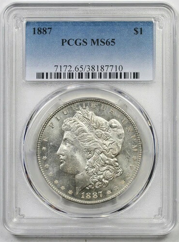 1887年 $1 PCGS MS 65 モルガン銀貨