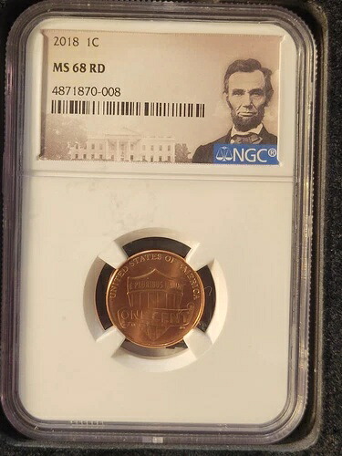 2018 リンカーンシールドセントNGC MS68 リンカーンポートレートラベル-