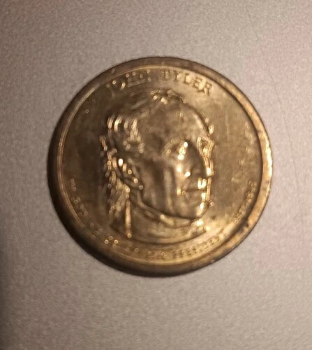 ジョン・タイラー 1841-1845 ドル硬貨 2009 P