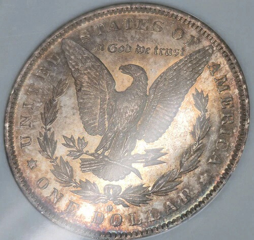 1884 O MS 63 PL モルガン銀貨 ゴールドトーン