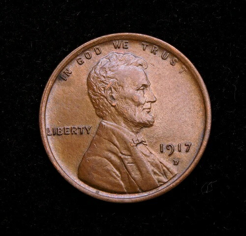 1917-D リンカーン小麦セント UNC 96,800円