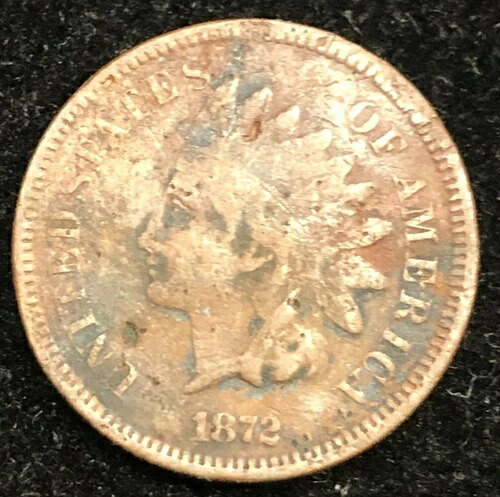 1872年インディアンヘッドセント