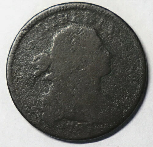 1797年 ドレープ胸像 ラージセント (S-142, R5+, AG-G) 58,080円