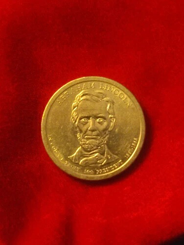 レア $1 アブラハム リンカーンズ 第 16 代大統領 (1861-1865) 2010 年 (D) 米国 1 ドル コイン-