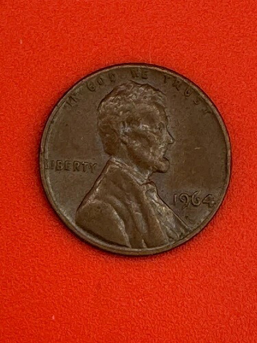 1964年 リンカーン ペニー 未使用 上部の縁にマークエラー、縁に「L」、その他希少品!-