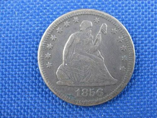 1856年 自由の女神像 25セント 25セント銀貨