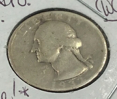1932-D シルバー ワシントン記念クォーター 良品