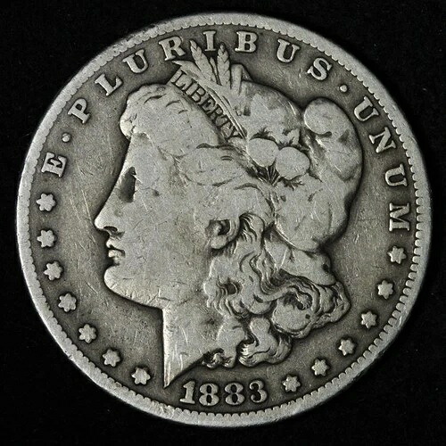 1883-CC モルガン銀貨 美品 E393 DICNT｜WORLD RESOURCE【QUEEN店】