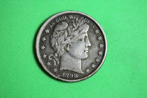 1898年製バーバーハーフドルが発見されました!! #K18127｜WORLD RESOURCE【QUEEN店】