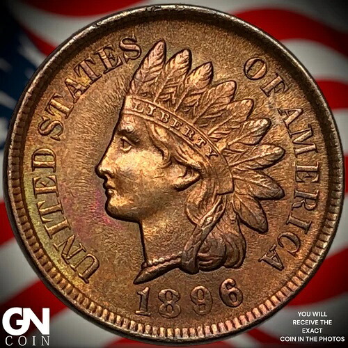 1896年 インディアンヘッド セントペニー X3119-｜WORLD RESOURCE【QUEEN店】