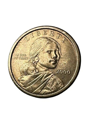2000年 サカガウィア D 1ドル硬貨 米国自由流通