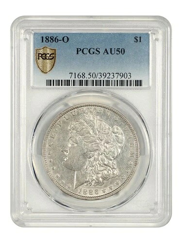 1886-O $1 PCGS AU50 - モルガン・ダラー - 希少なO-ミント・モルガン・ダラー