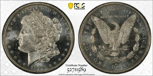 1888 O モルガン銀貨 PCGS MS-63 VAM 9 51,480円