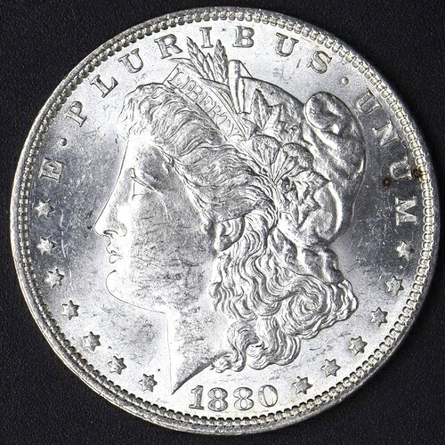 1880O モルガン銀貨マイクロ O ニューオーリンズ - COINGIANTS -