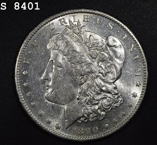1890-S モルガン銀貨「CH BU」 *2点目以降送料無料*