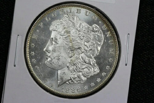 1886年 プルーフライク モルガン・ダラー トーンリバース 4I02