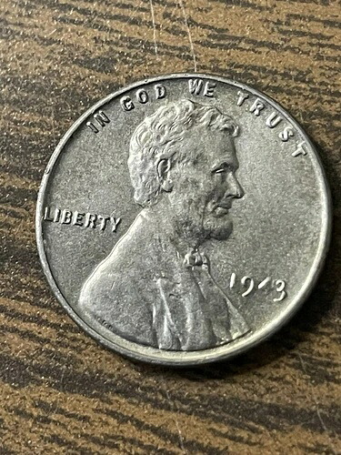1943年 ミントマークなし スチールペニー