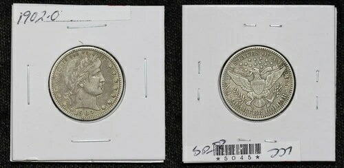 1902-O バーバークォーター XF 5O45