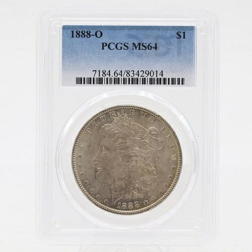 1888 O モルガン銀貨 MS 64 PCGS 90% 銀 ニューオーリンズ