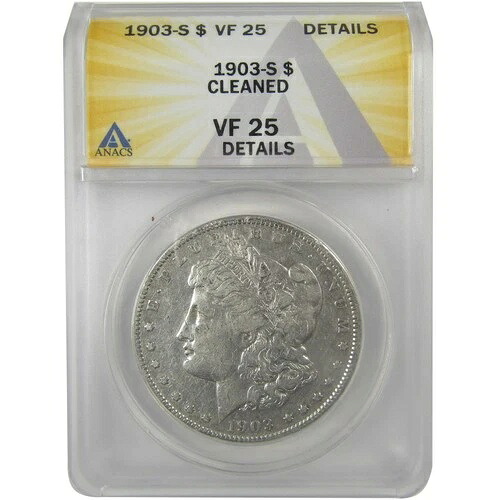 1903年 S モルガン・ダラー VF 25 詳細 ANACS シルバー 1ドルコイン SKU:I21731