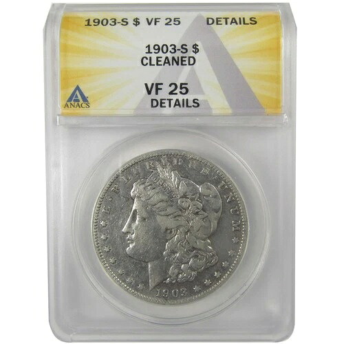 1903年 S モルガン・ダラー VF 25 詳細 ANACS シルバー 1ドルコイン SKU:I21732