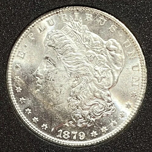 1879年 S モルガン銀貨 3rd 裏面 AU 状態