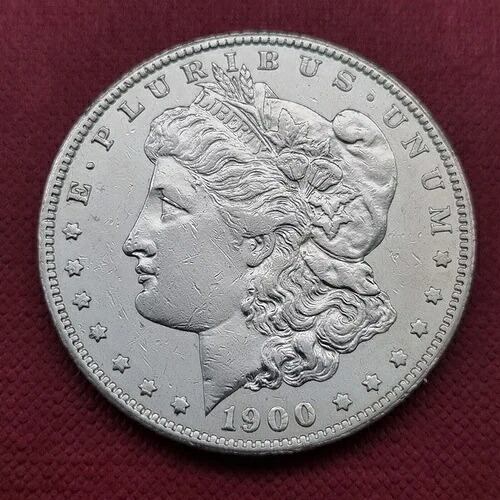 1900年 S モルガン・ダラー 1ドル 高品位 UNC #48757