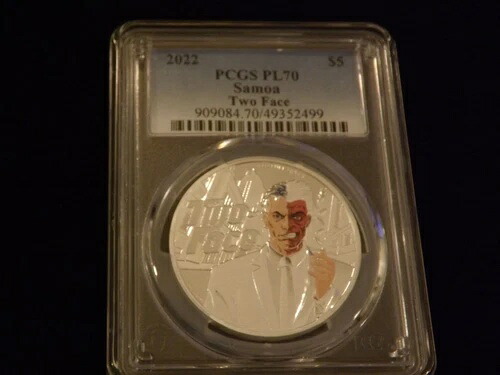 2022年 5ドル ツーフェイス PCGS PL 70