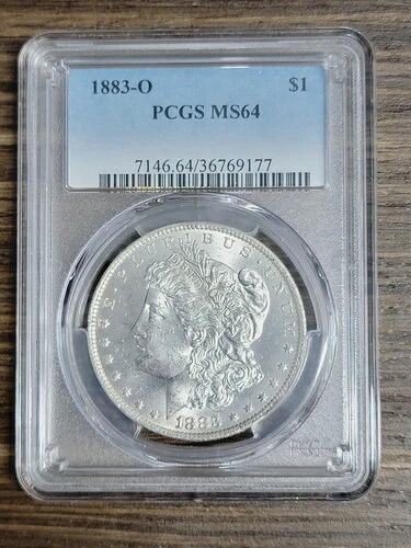 1883-O モルガン銀貨 1ドル PCGS MS64