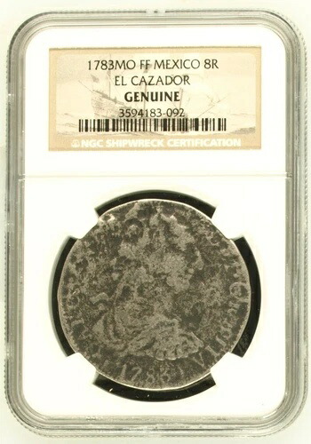 1783年 メキシコ シルバー 8 リアル NGC 純正 MO FF エルカザドール画像