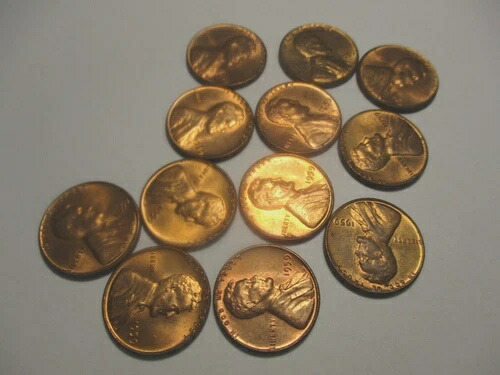 1959年リンカーン記念セントコイン 12枚セット #WP 103