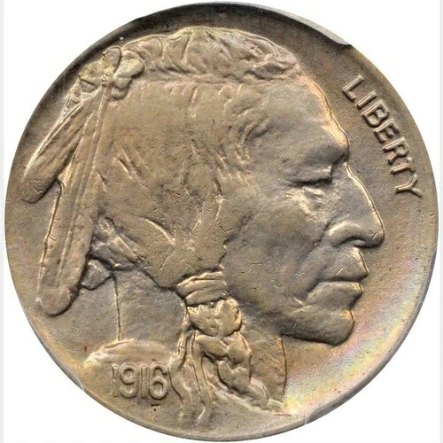 1916-D バッファローニッケル PCGS グレード AU-55 **NICE**