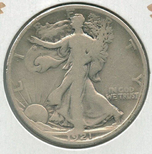1921-S リバティマーチ シルバーハーフドル 50セント サンフランシスコ造幣局 - SR658-